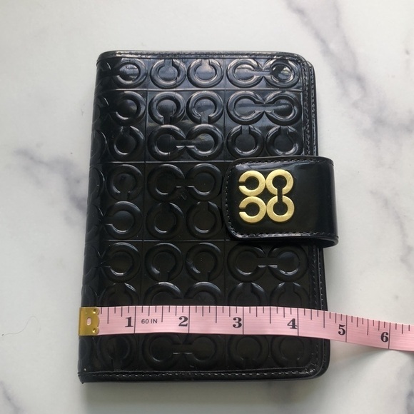 Coach Signature C Black Patent Leather Wallet NWT - Picture 11 of 16